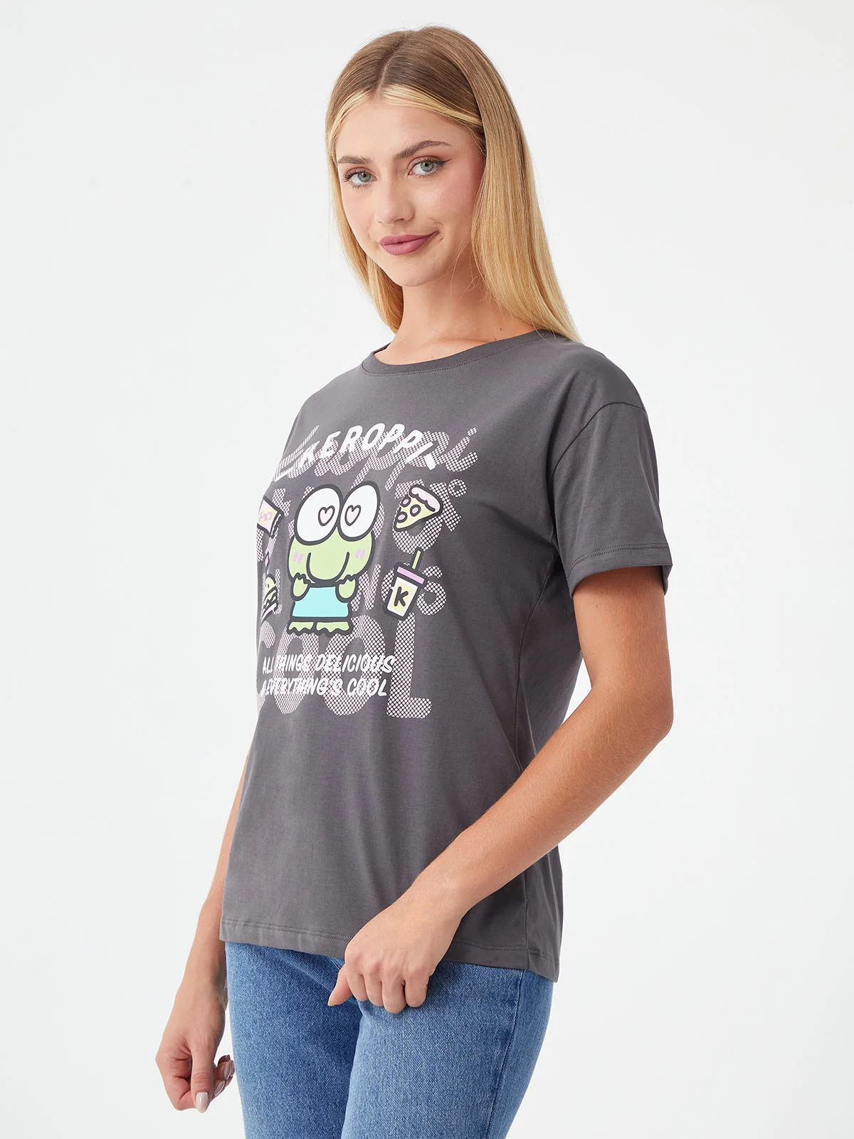 POLO MANGA CORTA MUJER INDEX GRIS OSCURO KEROPPI - 3