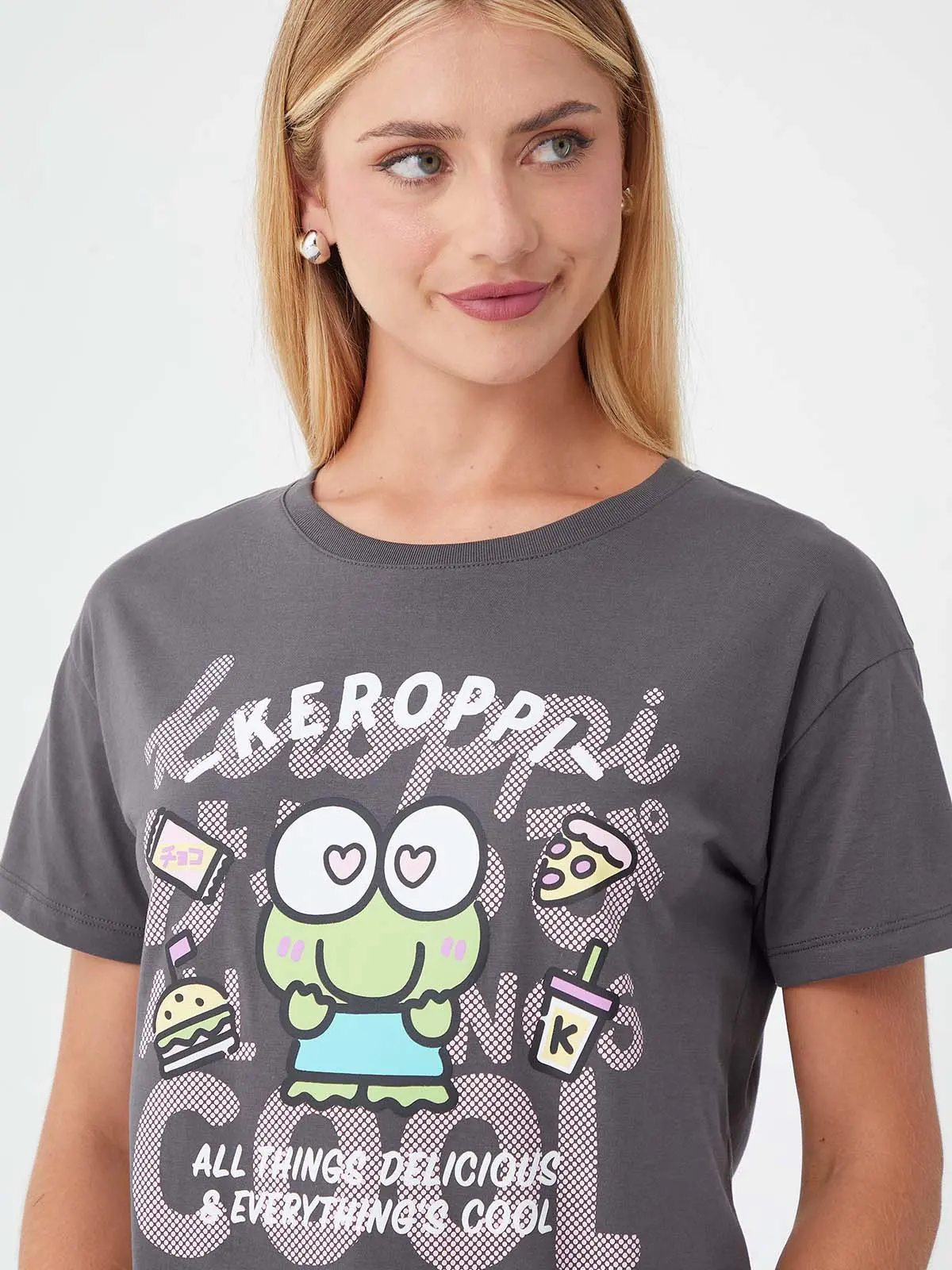 POLO MANGA CORTA MUJER INDEX GRIS OSCURO KEROPPI - 4