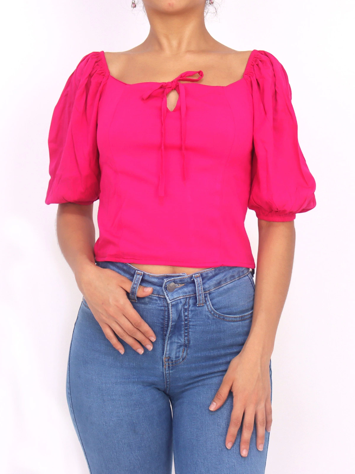 BLUSA MUJER KAYRA POBLET PERFECT FIT CROP CHALISSE - 1