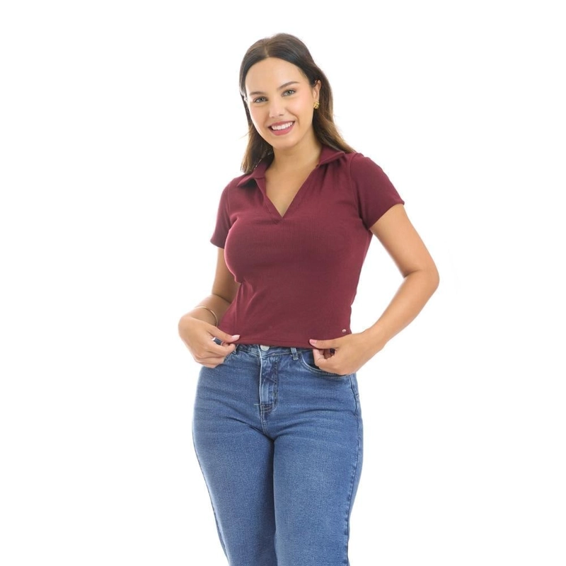 POLO ALGODÓN MUJER METAL JEANS CAMISERO SAMI - 1