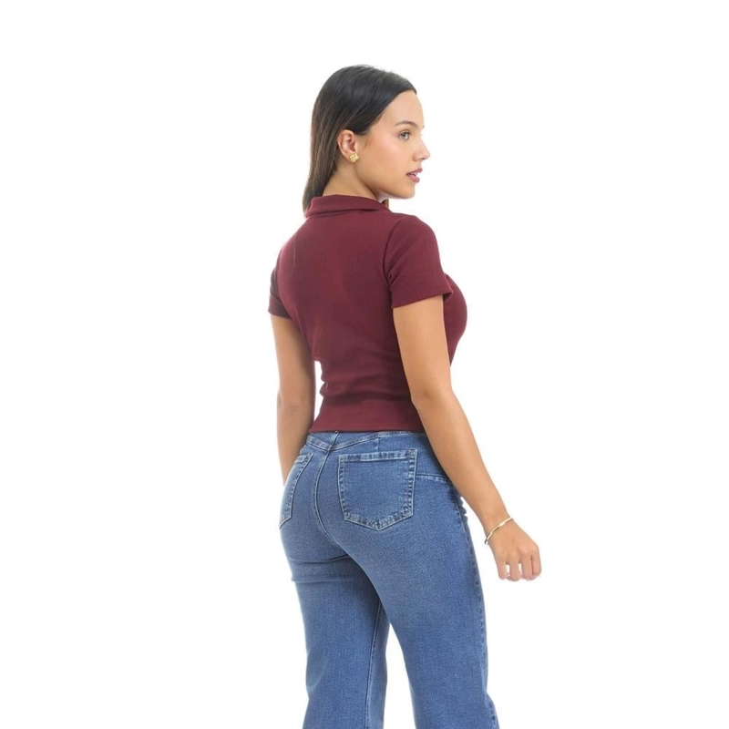 POLO ALGODÓN MUJER METAL JEANS CAMISERO SAMI - 3