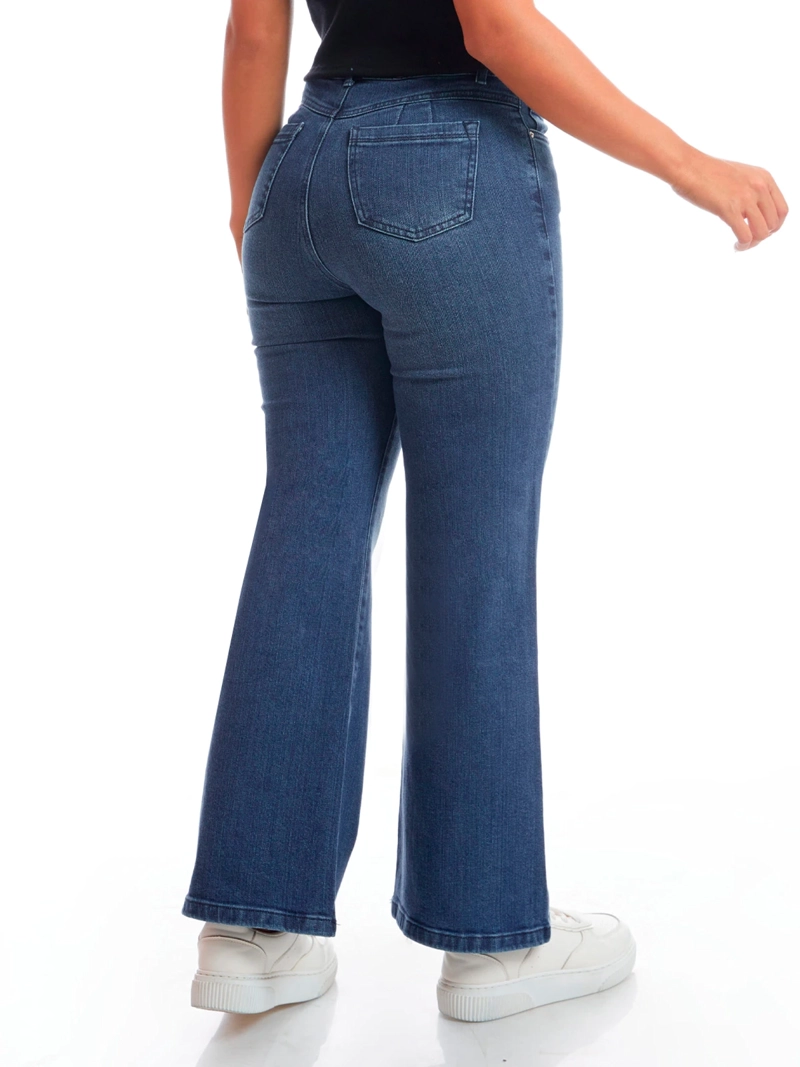 JEAN FLARE MUJER METAL JEANS ALGODÓN ZUCA ZUCA II - 4
