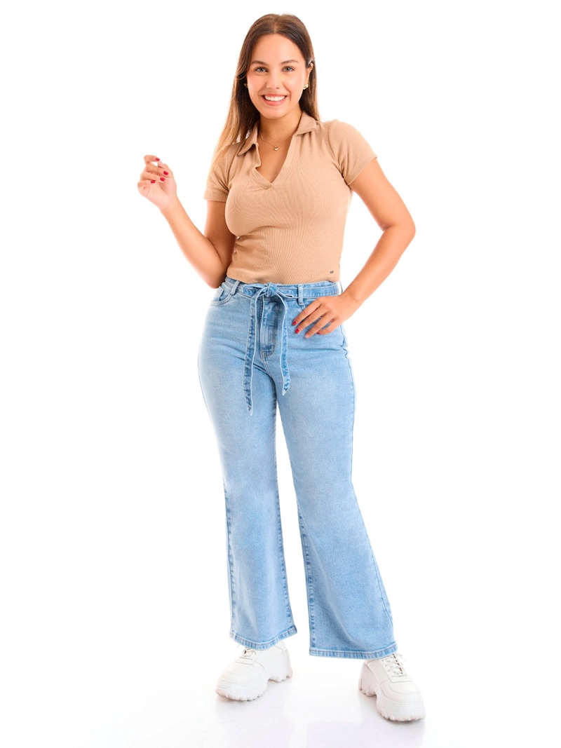 JEAN FLARE MUJER METAL JEANS ALGODÓN ZUCA ZUCA II - 1