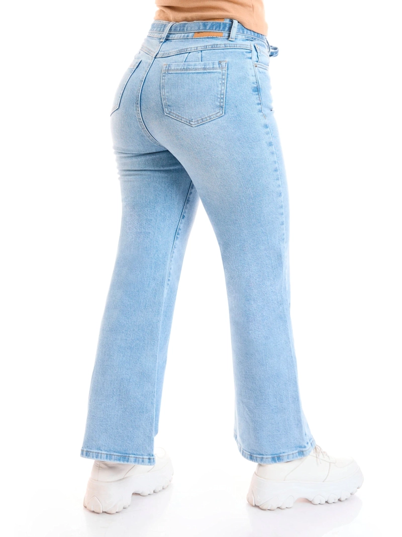 JEAN FLARE MUJER METAL JEANS ALGODÓN ZUCA ZUCA II - 4