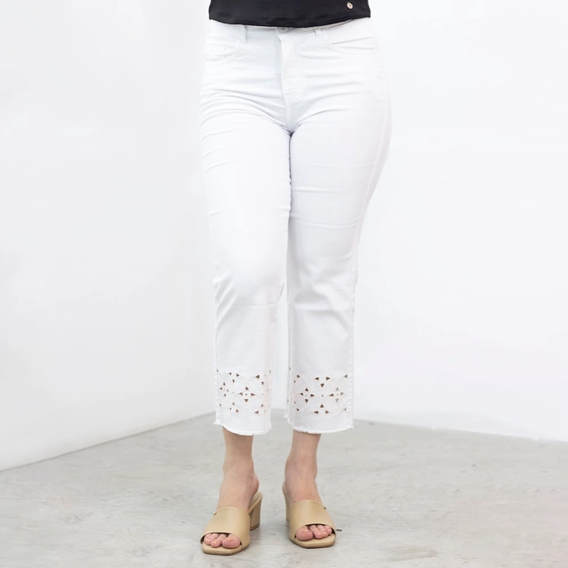 PANTALÓN ALGODÓN RECTO MUJER SODA BLUES MISISIPY - 1