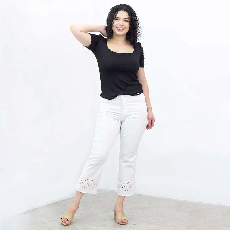 PANTALÓN ALGODÓN RECTO MUJER SODA BLUES MISISIPY - 5