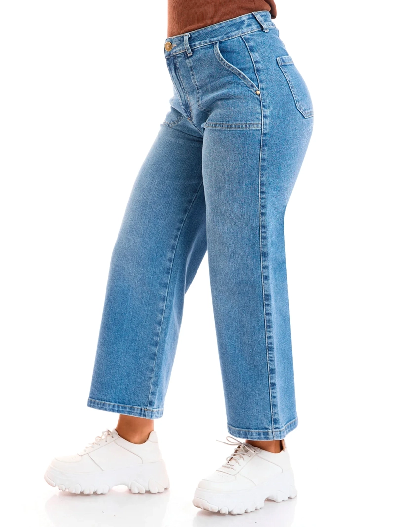 JEAN CULOTTE MUJER METAL JEANS ALGODÓN KIM - 3