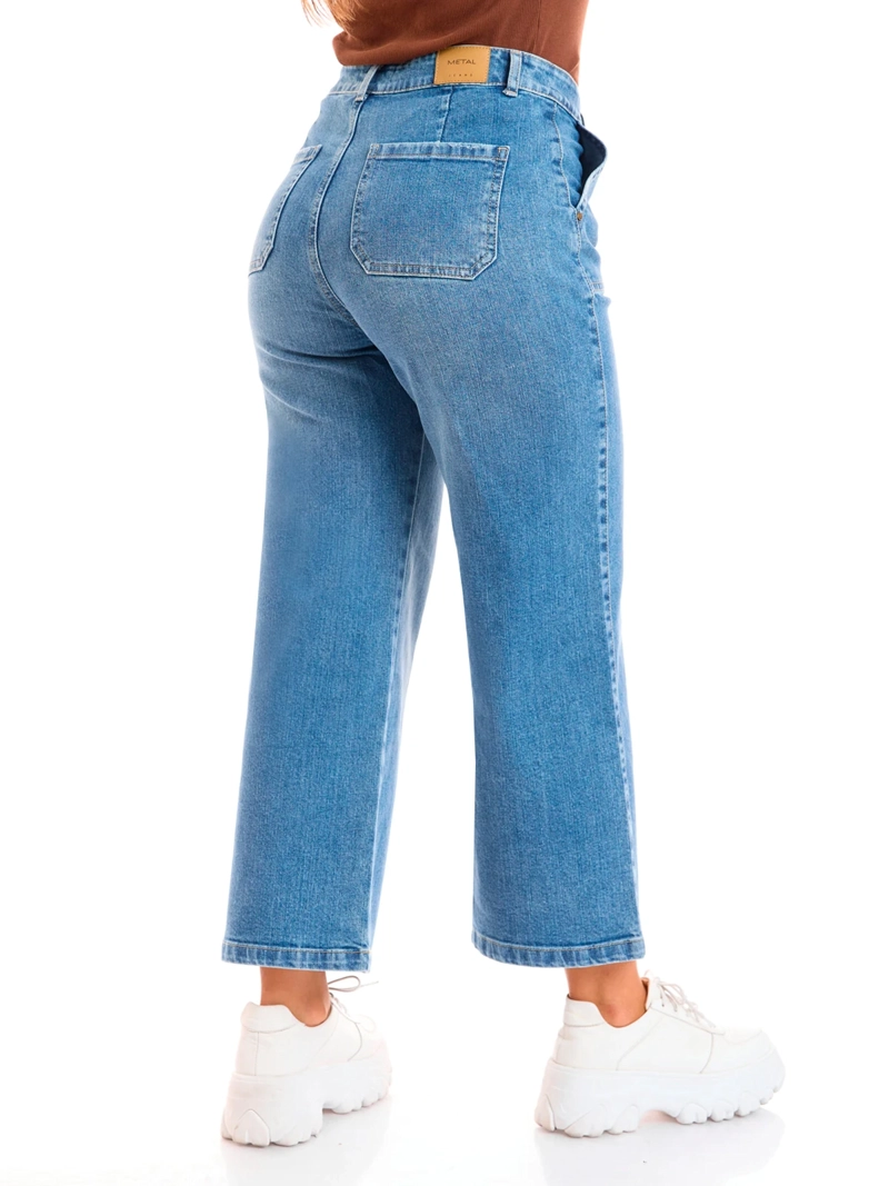 JEAN CULOTTE MUJER METAL JEANS ALGODÓN KIM - 4