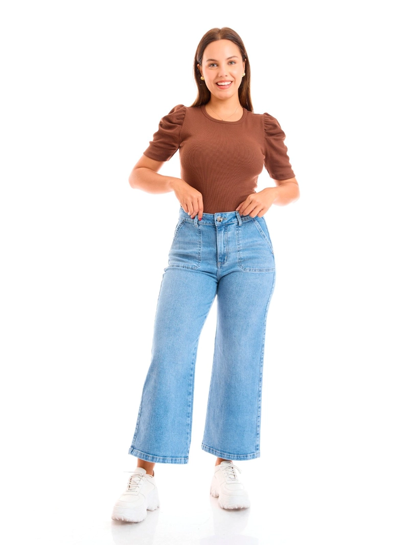 JEAN CULOTTE MUJER METAL JEANS ALGODÓN KIM - 1