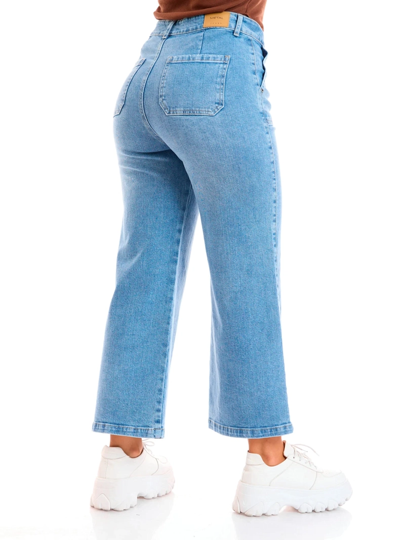 JEAN CULOTTE MUJER METAL JEANS ALGODÓN KIM - 4