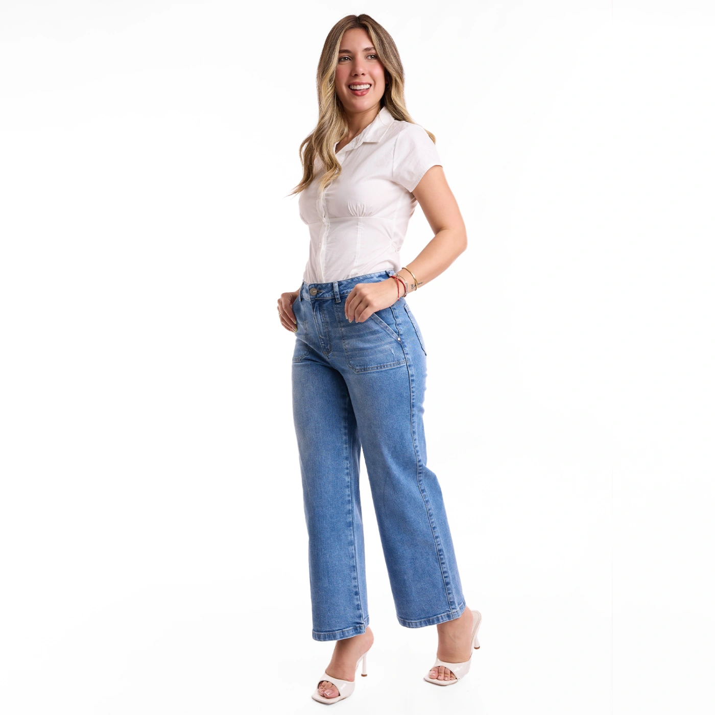 JEAN CULOTTE MUJER METAL JEANS ALGODÓN KIM - 1