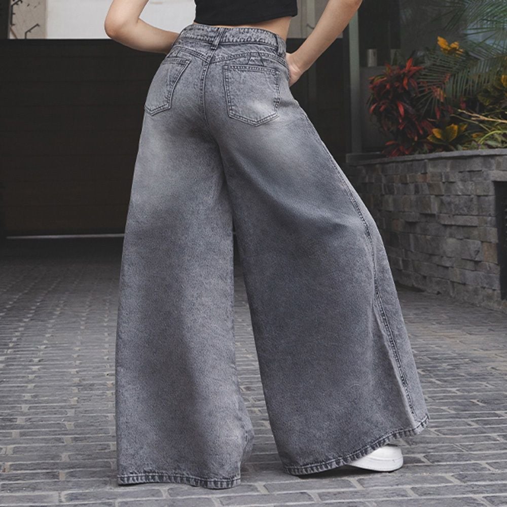 JEANS ALGODÓN WIDE LEG MUJER KANSAS - 2