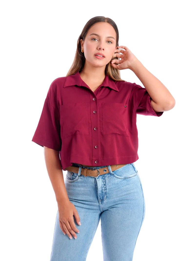 BLUSA MANGA 3/4 MUJER METAL JEANS BLENDA - 1