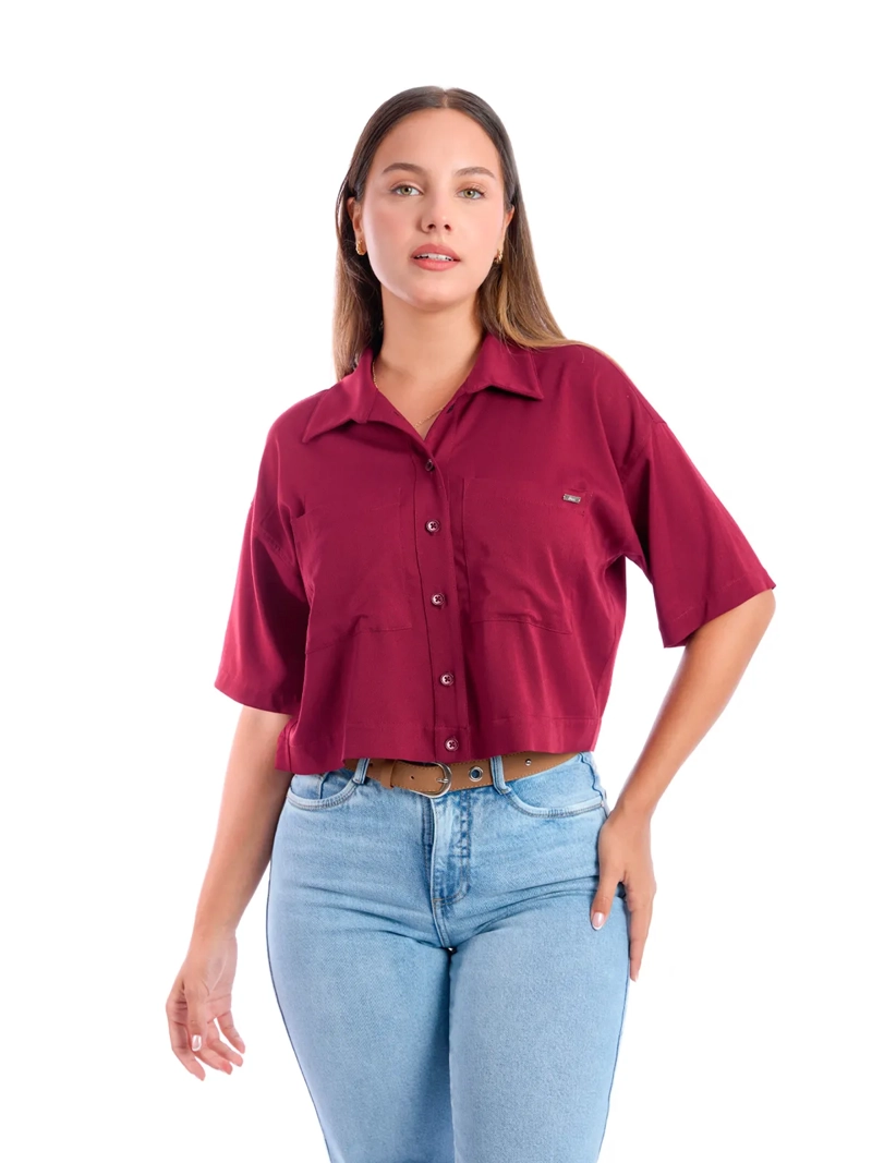 BLUSA MANGA 3/4 MUJER METAL JEANS BLENDA - 3