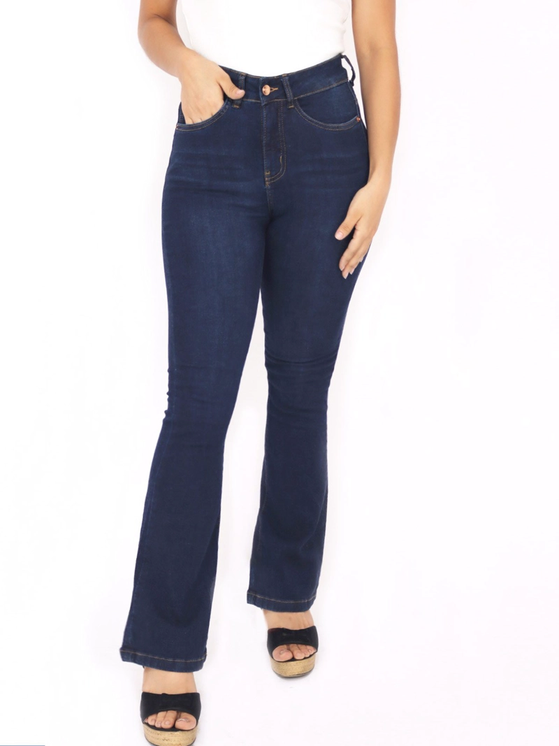 JEAN REGULAR MUJER KAYRA POBLET PERFECT FIT SKYNNY TM BOOT CUT DENIM - 1