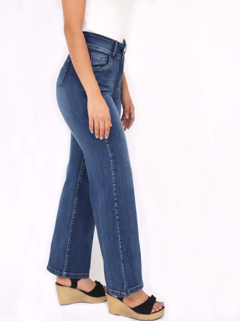 JEANS STRAIGHT MUJER KAYRA POBLET PERFECT FIT ANALISE - 2