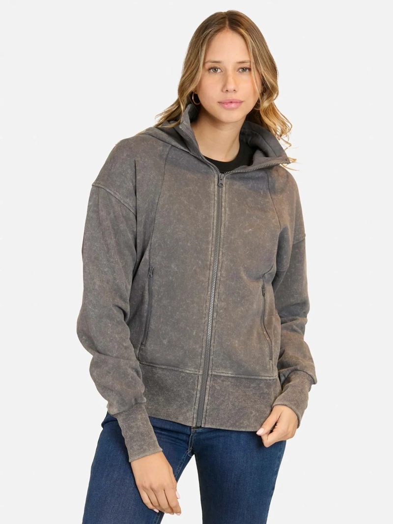 CASACA MANGA LARGA ALGODÓN MUJER MAUI AND SONS 5O258 FULL ZIPPER - 2