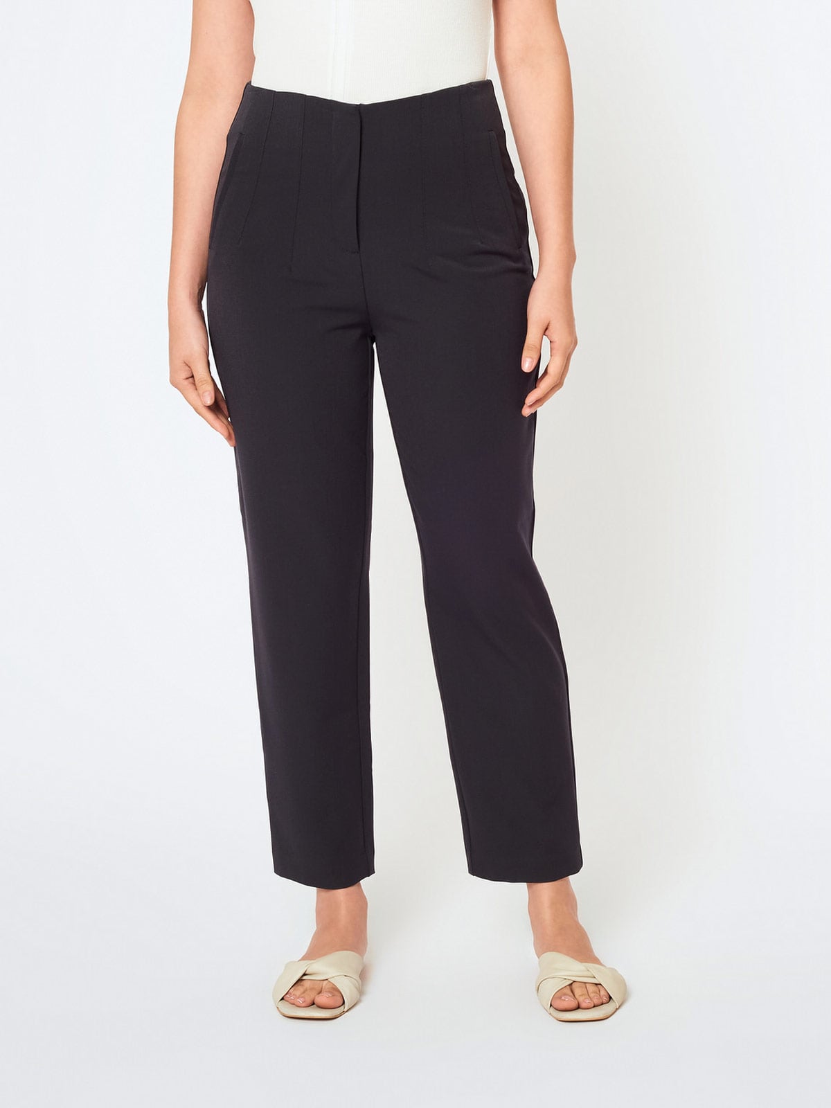 PANTALÓN RECTO MUJER MENTHA Y CHOCOLATE BERBERLY - 1