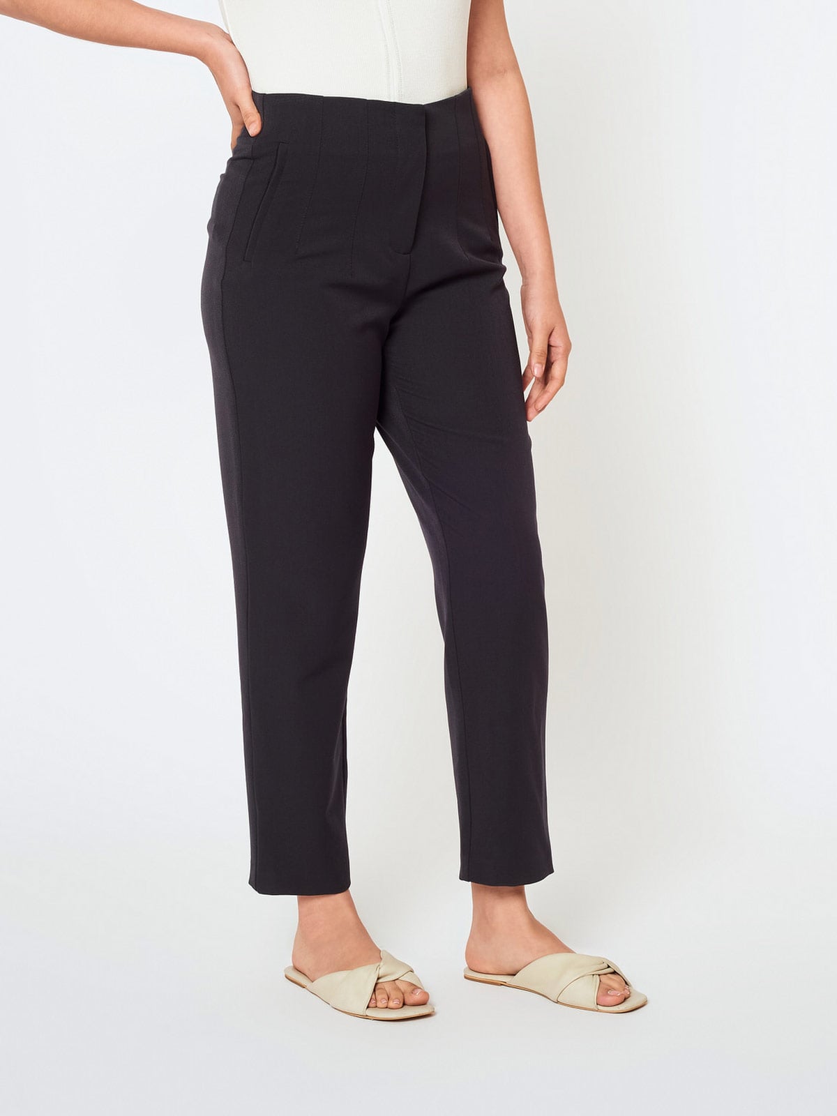 PANTALÓN RECTO MUJER MENTHA Y CHOCOLATE BERBERLY - 2
