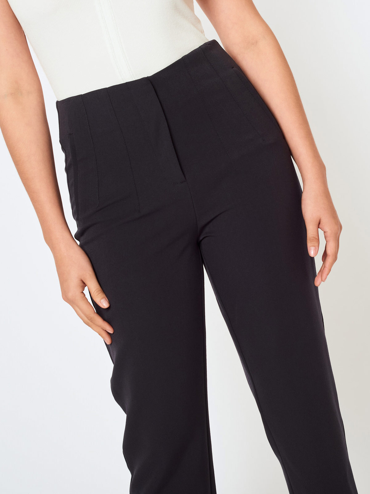 PANTALÓN RECTO MUJER MENTHA Y CHOCOLATE BERBERLY - 4