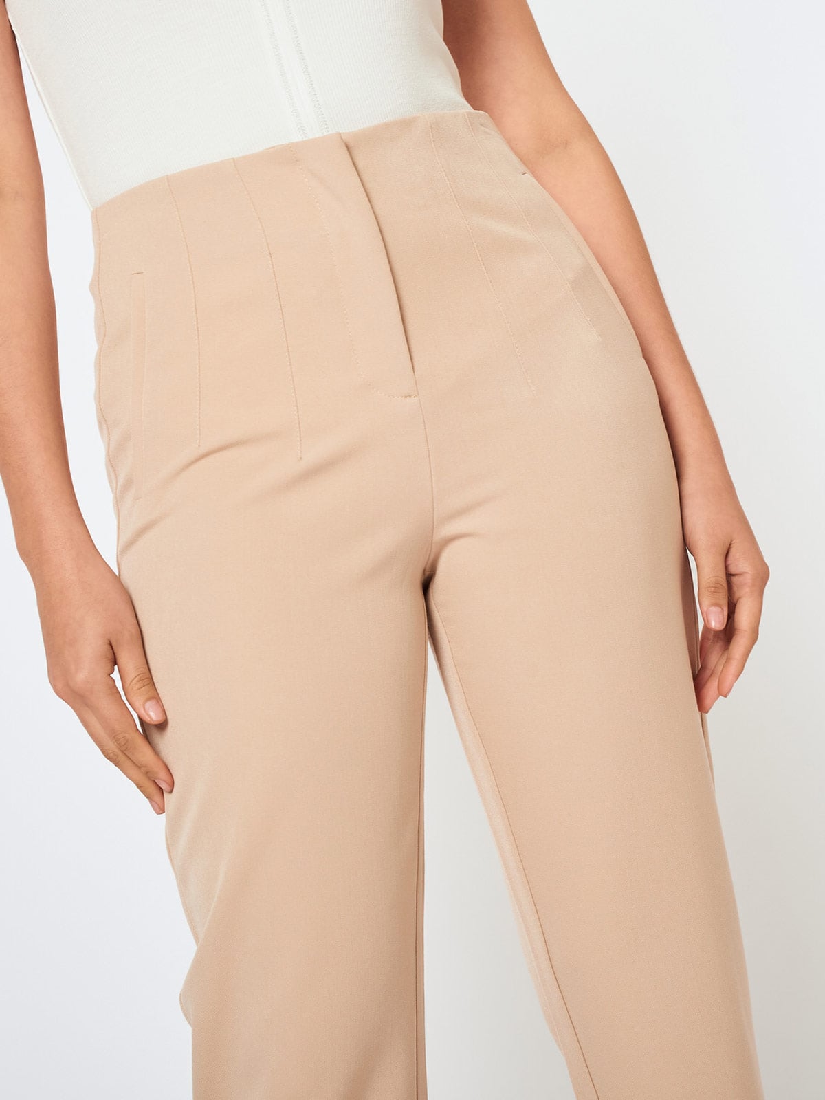 PANTALÓN RECTO MUJER MENTHA Y CHOCOLATE BERBERLY - 4