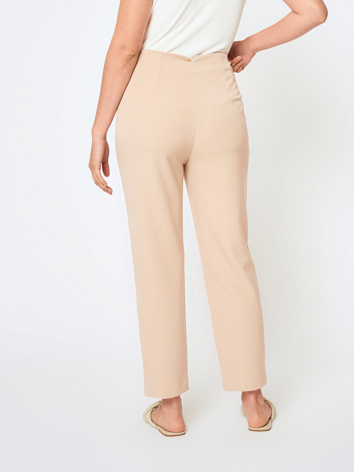 PANTALÓN RECTO MUJER MENTHA Y CHOCOLATE BERBERLY - 3