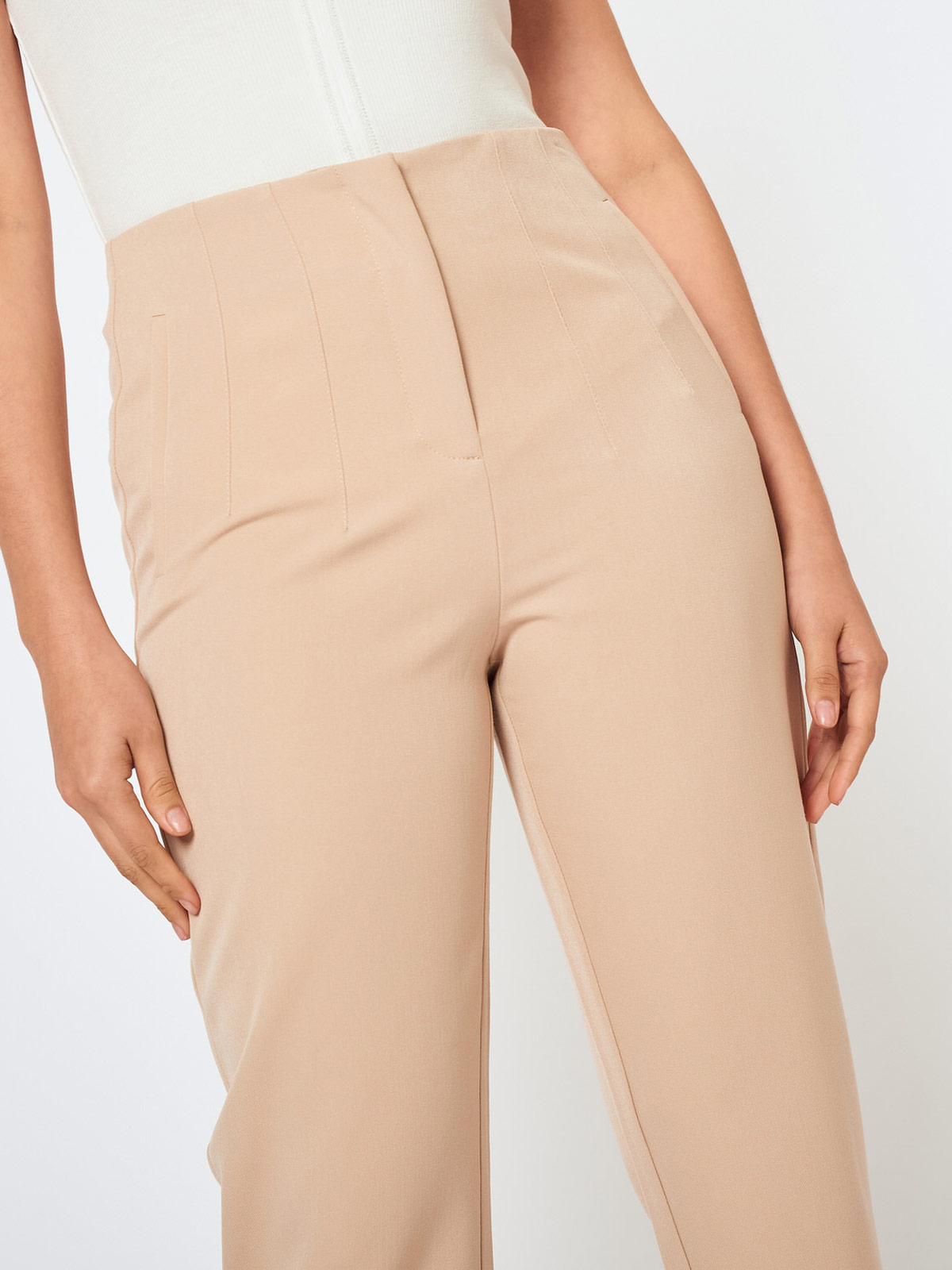 PANTALÓN RECTO MUJER MENTHA Y CHOCOLATE BERBERLY - 4