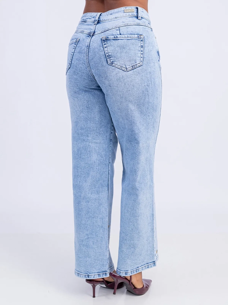 JEANS ALGODÓN WIDELEG MUJER SODA BLUES MERRYNA - 4