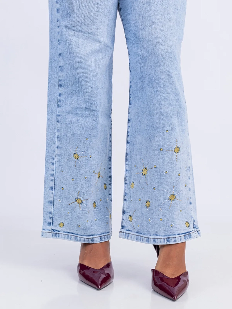 JEANS ALGODÓN WIDELEG MUJER SODA BLUES MERRYNA - 5