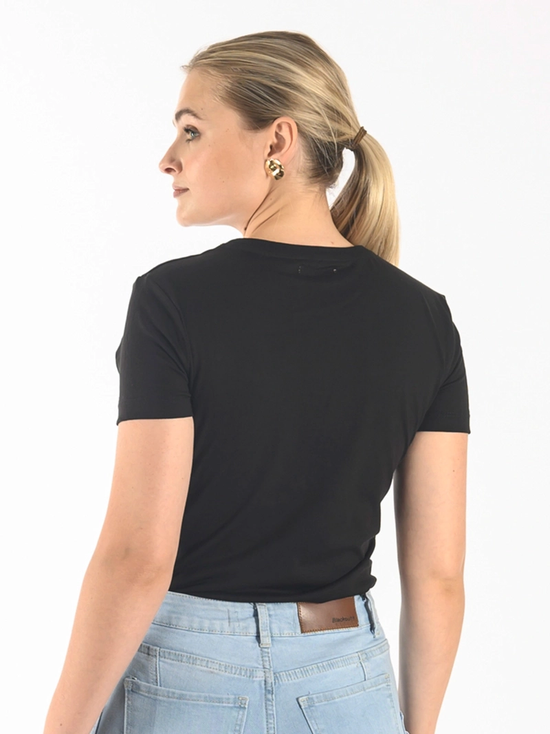 POLO MANGA CORTA ALGODÓN MUJER BLACKOUT KIMI - 4