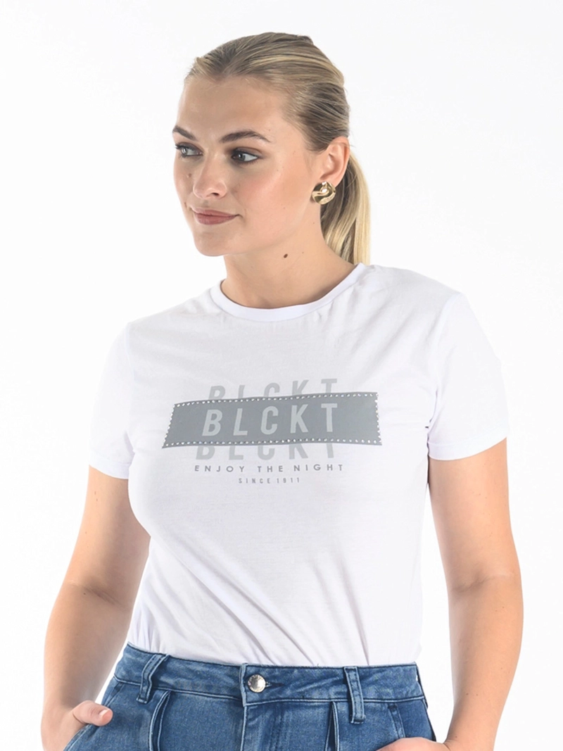 POLO MANGA CORTA ALGODÓN MUJER BLACKOUT STEFF - 1