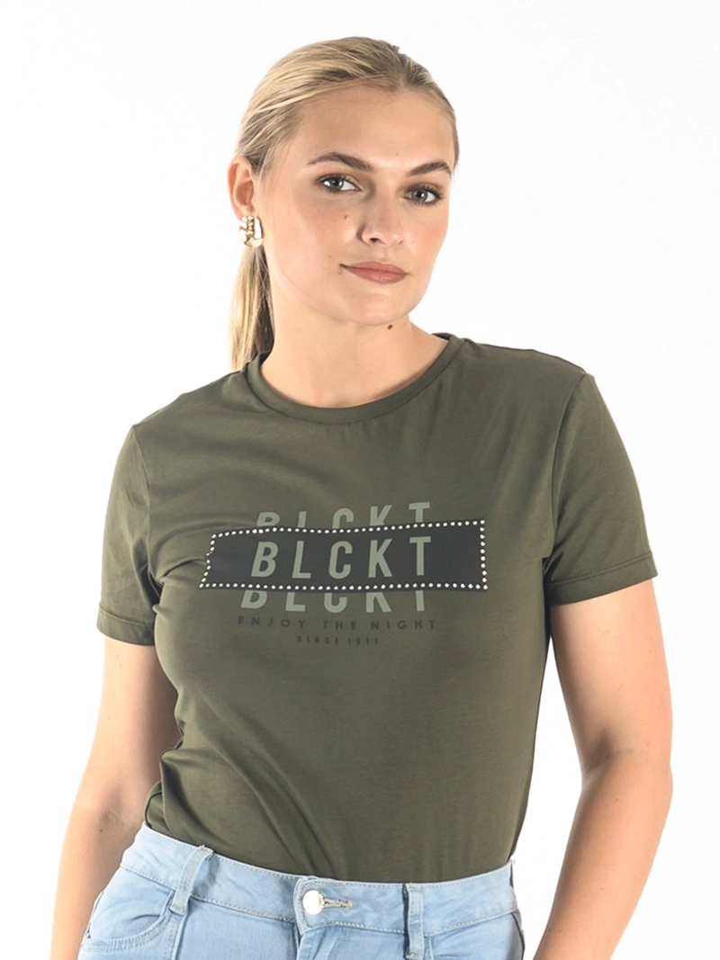 POLO MANGA CORTA ALGODÓN MUJER BLACKOUT STEFF - 1