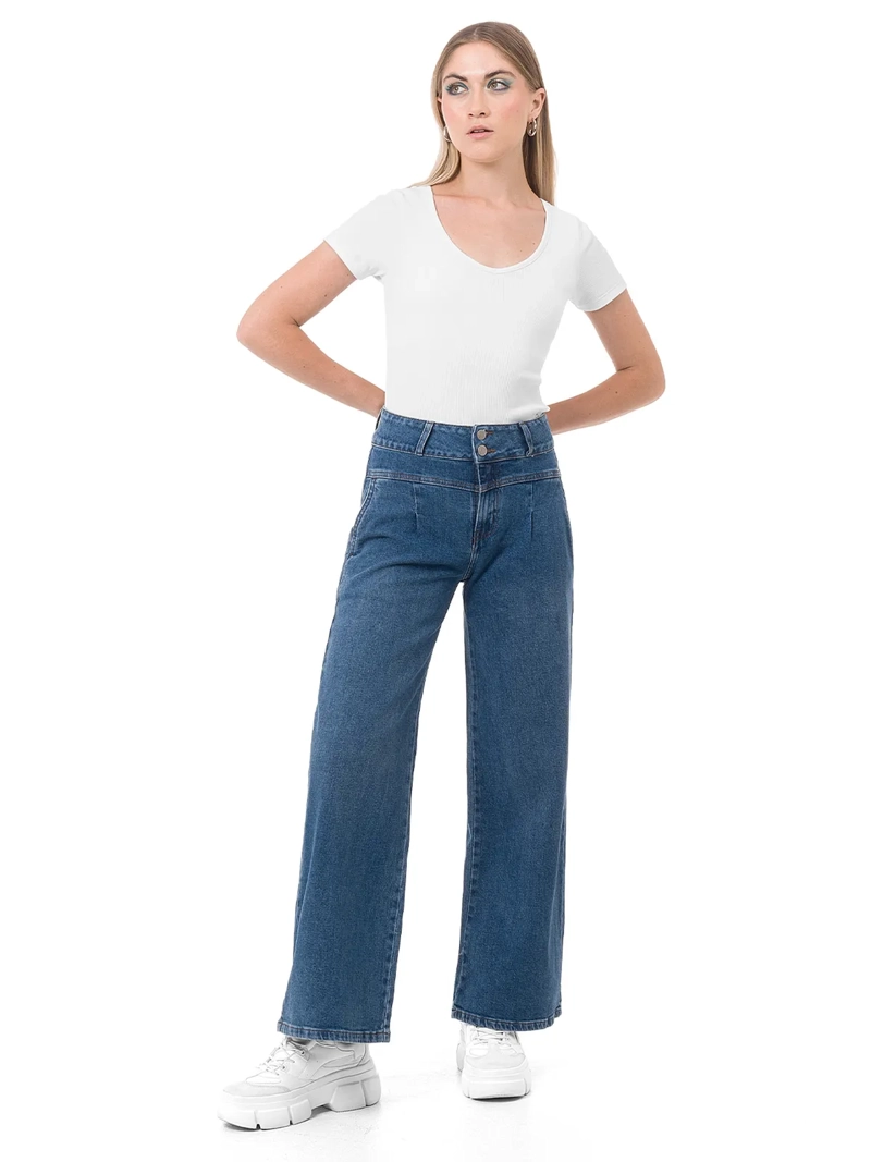 JEANS MUJER PIONIER WIDELEG MIRUSE - 1