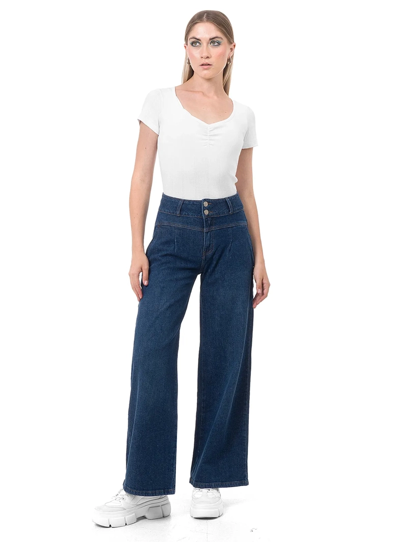 JEANS MUJER PIONIER WIDELEG MIRUSE - 1