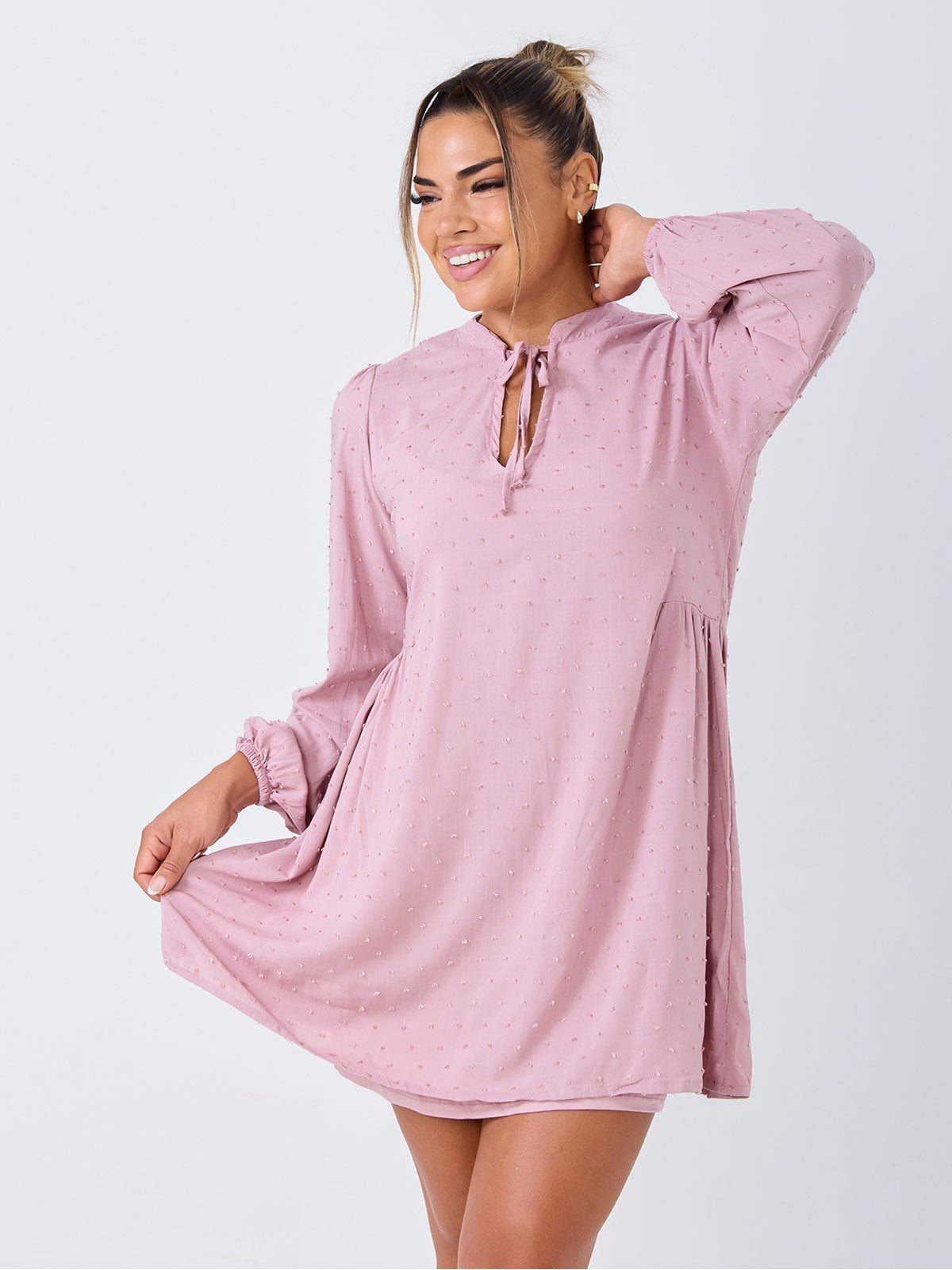 VESTIDO CORTO LINO MUJER ALEJANDRA BAIGORRIA YURIKO - 2