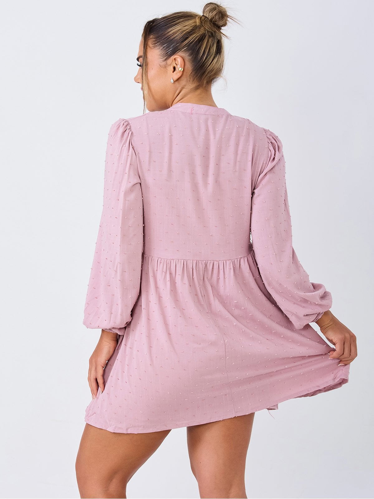 VESTIDO CORTO LINO MUJER ALEJANDRA BAIGORRIA YURIKO - 3