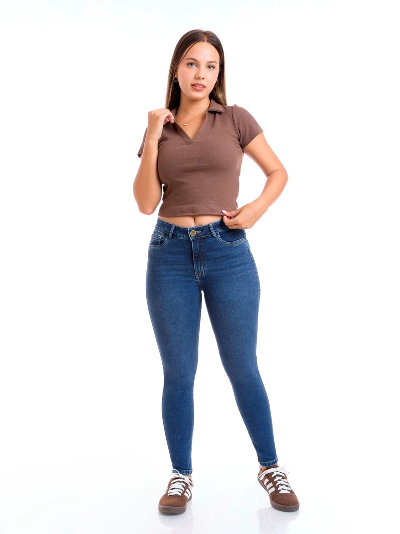 JEANS ALGODÓN SKINNY MUJER METAL JEANS GALA - 1
