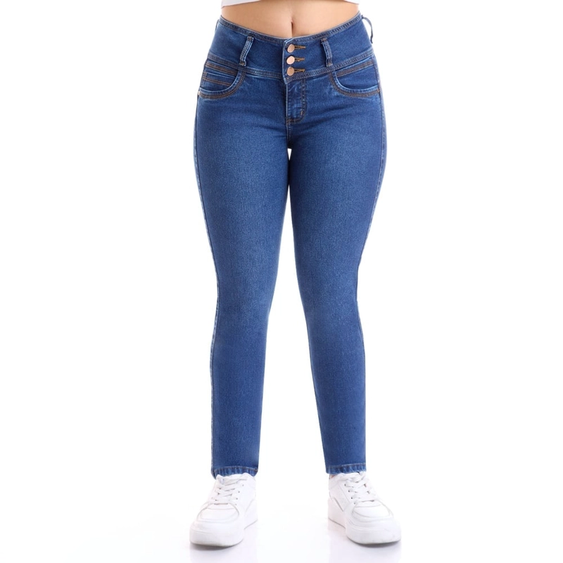 JEAN SEMIPITILLO MUJER METAL JEANS RUTH - 1