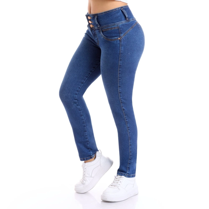 JEAN SEMIPITILLO MUJER METAL JEANS RUTH - 3