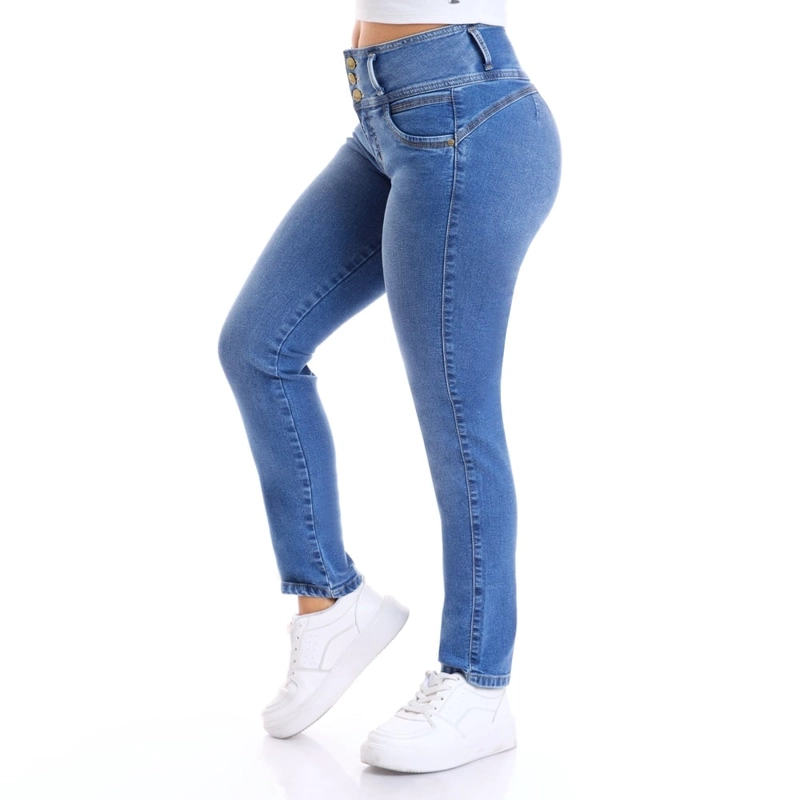 JEAN SEMIPITILLO MUJER METAL JEANS RUTH - 3