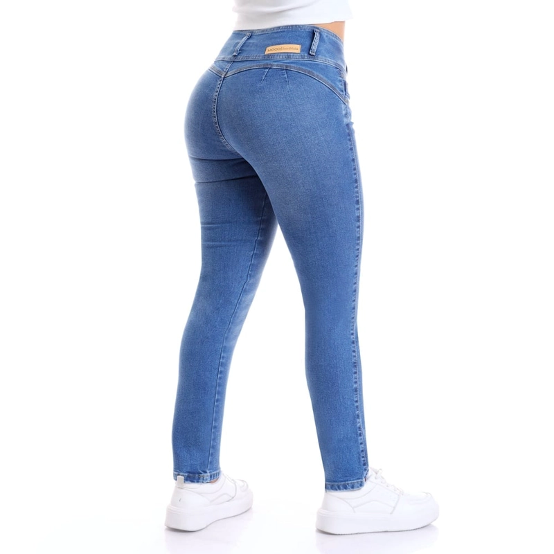 JEAN SEMIPITILLO MUJER METAL JEANS RUTH - 4
