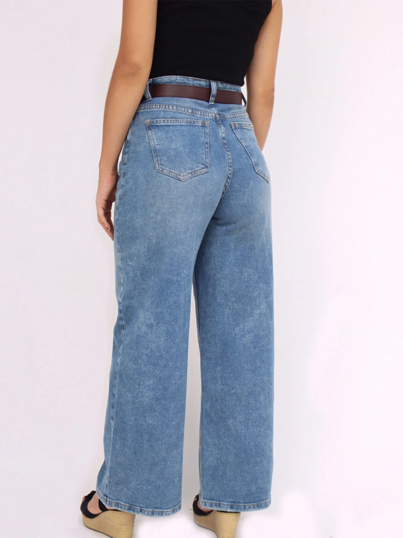 JEANS CULOTTE MUJER KAYRA POBLET COMFY - 2