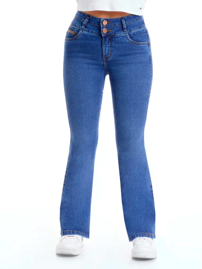 JEANS ALGODÓN FLARE MUJER METAL JEANS SULY - 2