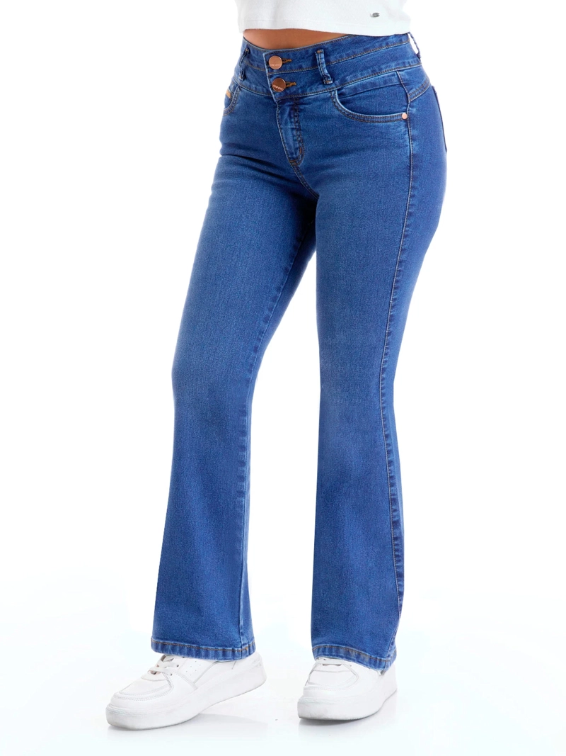 JEANS ALGODÓN FLARE MUJER METAL JEANS SULY - 3