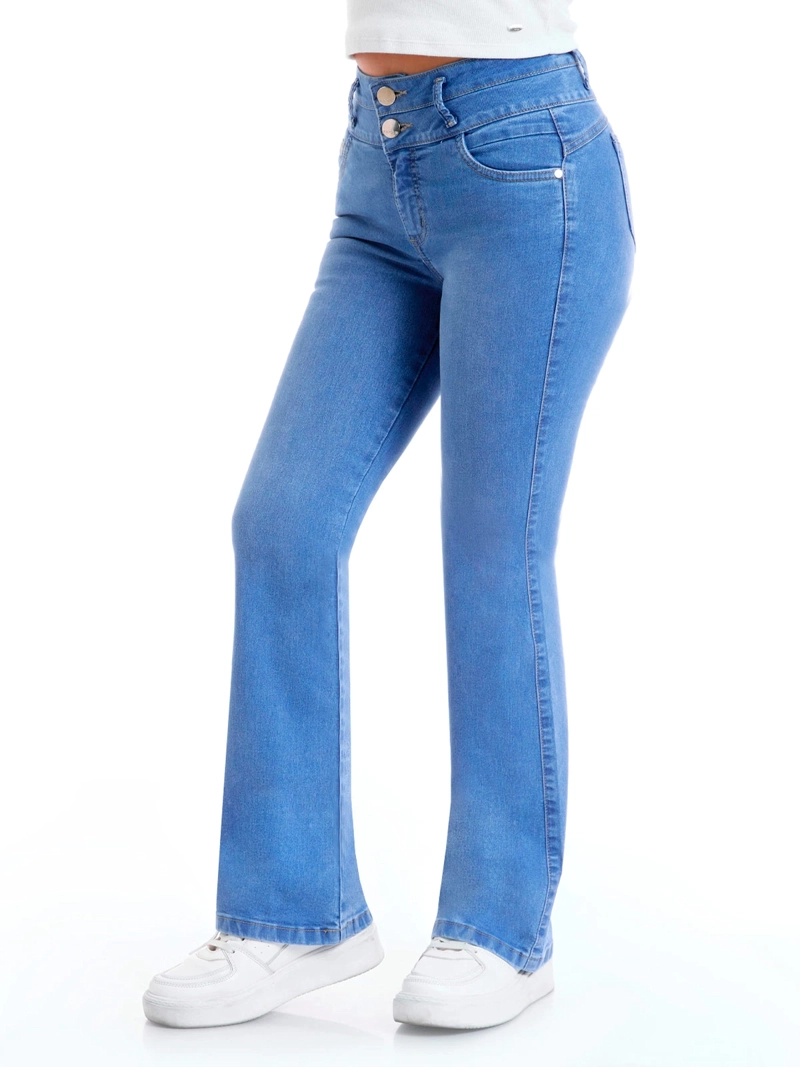 JEANS ALGODÓN FLARE MUJER METAL JEANS SULY - 3