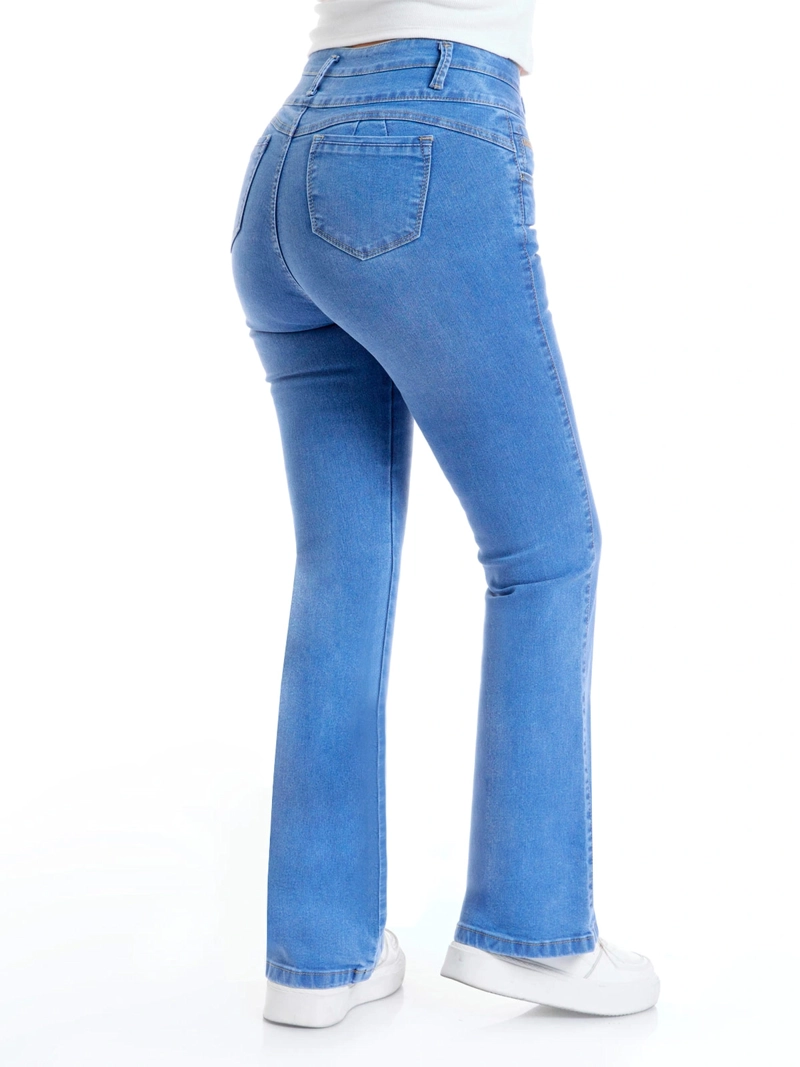 JEANS ALGODÓN FLARE MUJER METAL JEANS SULY - 4