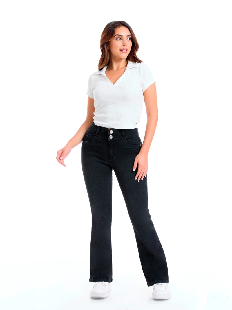 JEANS ALGODÓN FLARE MUJER METAL JEANS SULY - 1