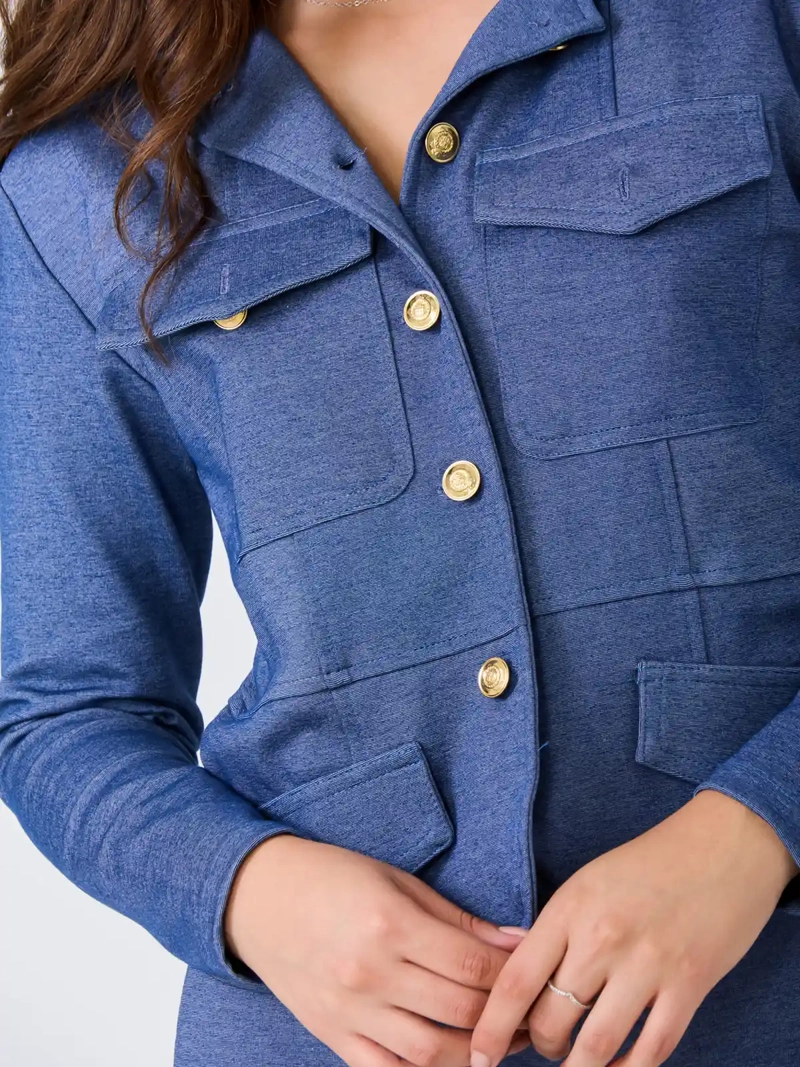 BLAZER MANGA LARGA ALGODÓN MUJER ALEJANDRA BAIGORRIA AITANA - 3