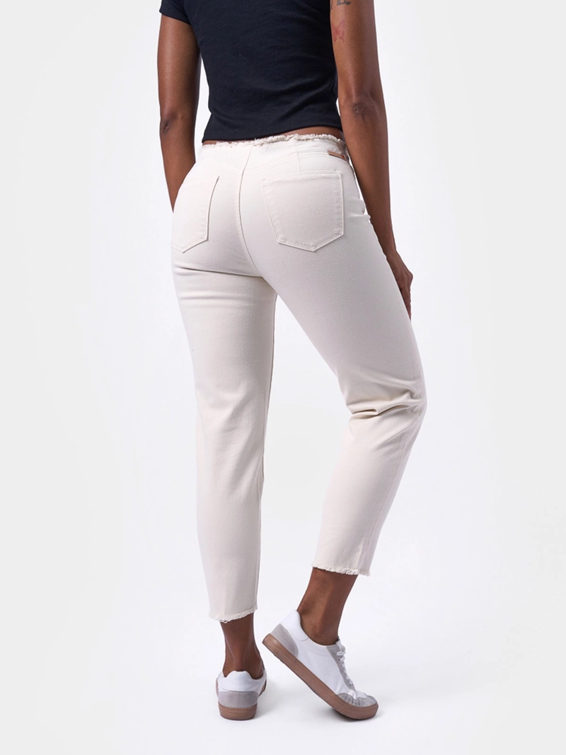 PANTALÓN ALGODÓN MOM MUJER MACHINE GALINA - 3