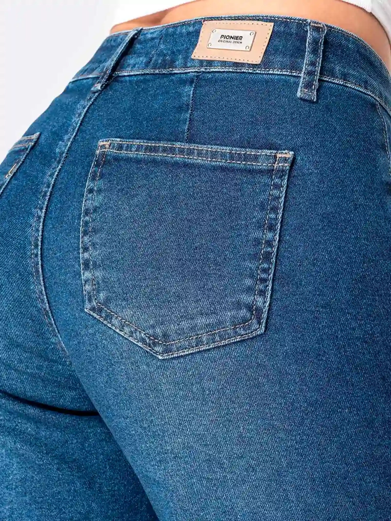 JEANS ALGODÓN RECTO MUJER PIONIER KILANE - 6
